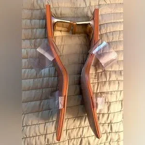 SCHUTZ | Shoes | Schutz Ariella Sandals In Curio Brown Clear  display picture 2